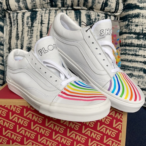 Vans Old Skool Flour Shop Rainbow/True White WMNS - Picture 7 of 16